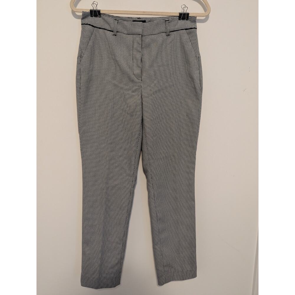 White House Black Market Pants Womens The Slim Ankle Houndstooth Size 4